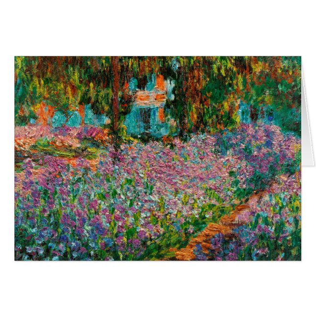 Iris Jardin Monet Giverny fleurs (Devant horizontal)