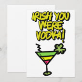 IRIS Je Was Vodka Grappige St. Patrick's Day Meme  Feestdagenkaart (Voorkant / Achterkant)