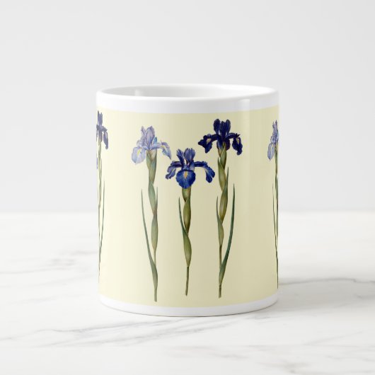 Iris Jumbo Mok 20 Oz Grote keramische koffie Mok (Voorkant)