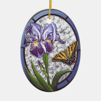 Iris Keramisch Ornament