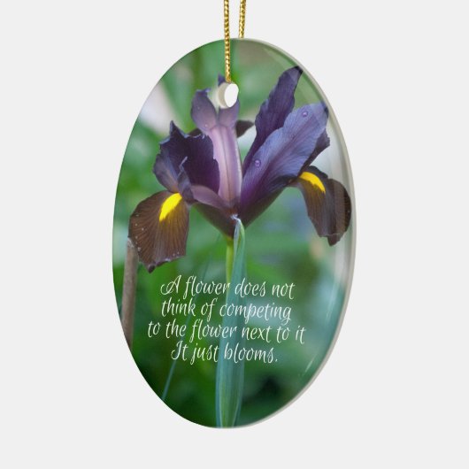 Iris Keramisch Ornament (Links)