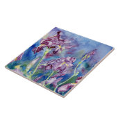 "Iris" keramische Accent Tile Tegeltje (Zijkant)