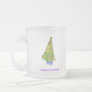 Iris kerstMok Matglas Koffiemok