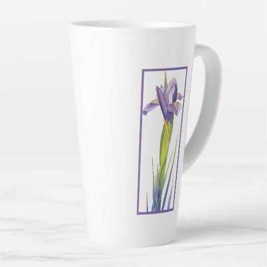 Iris Latte Mug (Angle droit)
