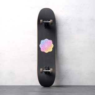 Iris Mandala op maat gesneden vinyl sticker