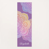 Iris Mandala Personalized Yoga Mat (Voorkant)