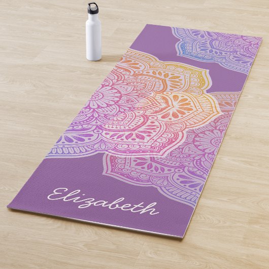 Iris Mandala Personalized Yoga Mat