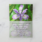 Iris Merci Carte pour notes (Intérieur)