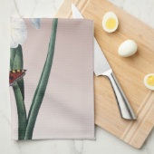 Iris met vlinder theedoek (Quarter Fold)