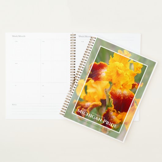Iris "Michigan Pride" [Planner's Notebook] ノ ー  (Devant avec enveloppe)