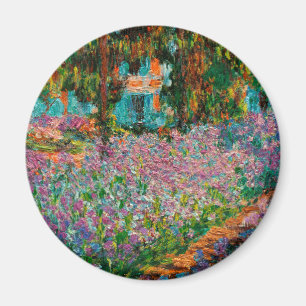 Iris Monet Tuin Giverny bloemen Magneet