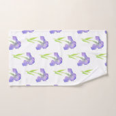 Iris Motif (Serviette à main)