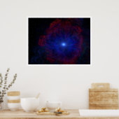 Iris Nebula Poster (Keuken)