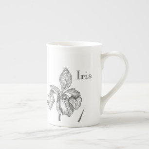 Iris om aan te passen of aan te passen porselein kop