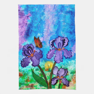 Iris op Sunrise 16 x 24-inch Handdoek