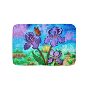 Iris op Sunrise Bathmat Badmat
