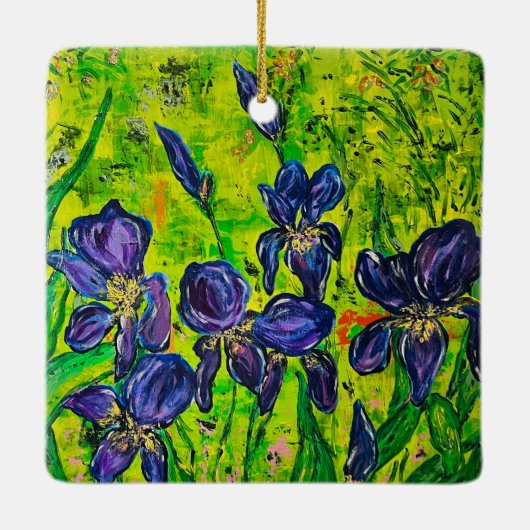 Iris Ornament (Achterkant)