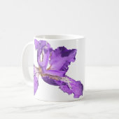 Iris Paars Koffiemok (Voorkant links)