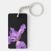Iris Paars Sleutelhanger (achterkant)