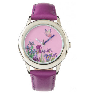 Iris paarse horloge