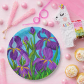 Iris papieren bord (Feest)