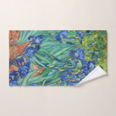 Iris par Van Gogh. (Serviette à main)