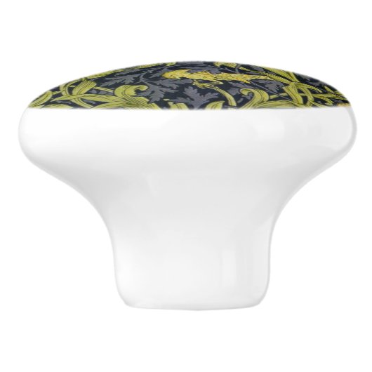 Iris Pattern (door William Morris) Keramische Knop (Zijkant)