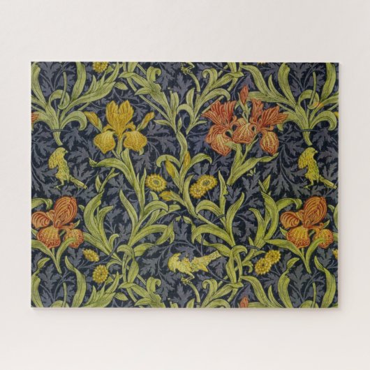 Iris Pattern (door William Morris) Legpuzzel (Horizontaal)