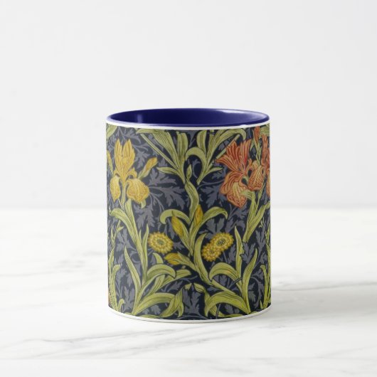 Iris Pattern (door William Morris) Mok (Midden)