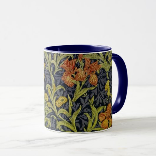 Iris Pattern (door William Morris) Mok (Voorkant rechts)