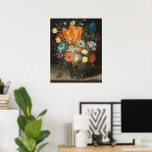 Iris - Peter Binoit Affiche d'art fin allemand (Bureau à domicile)