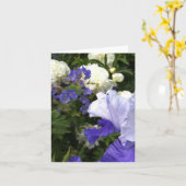 Iris, Pioenen en de Kaart van de Nota Cranesbill (Gele Bloem)