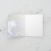 Iris, pivoines et carte de note de Cranesbill (Intérieur)