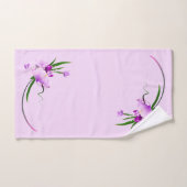 Iris pourpre (Serviette à main)
