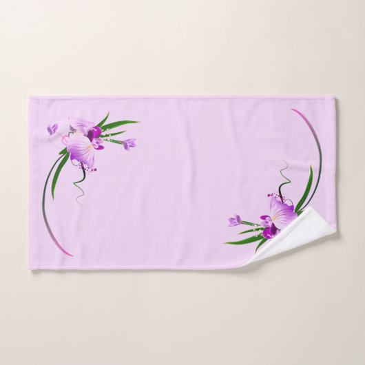 Iris pourpre (Serviette à main)