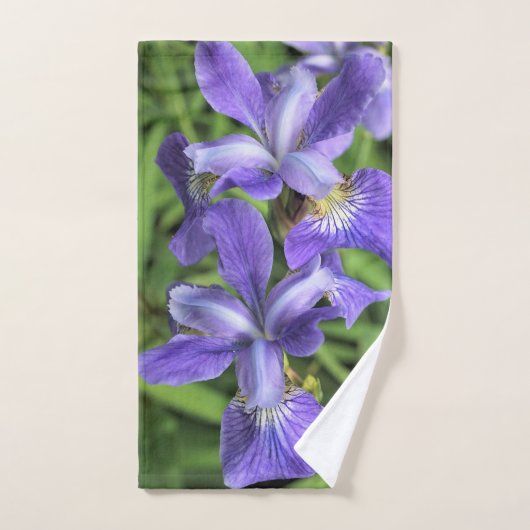 Iris pourpre (Serviette à main)
