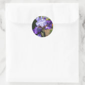 Iris pourpre avec Stickers Oreilles Orange (Sac)