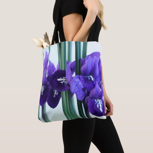 Iris Reticulata All-in-Print Canvas tas (Dichtbij)