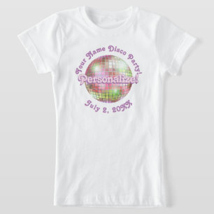 Iris Retro Disco Ball T-Shirt PERSONNALISÉ