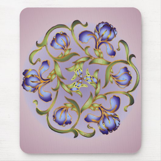 Iris Ring Mousepad Muismat (Voorkant)