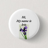 Iris Ronde Button 3,2 Cm (Voorkant)
