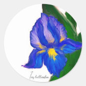 Iris Ronde Sticker (Voorkant)