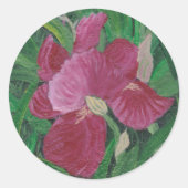 Iris Ronde Sticker (Voorkant)