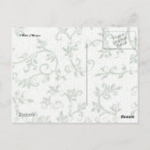 Iris Roos en Shamrock! Briefkaart (Achterkant)