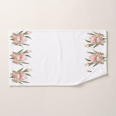 Iris Rose Pâle (Serviette à main)