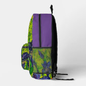 Iris sac à dos mauve garniture (Droite)