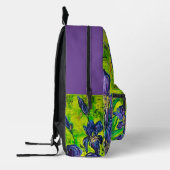 Iris sac à dos mauve garniture (Gauche)