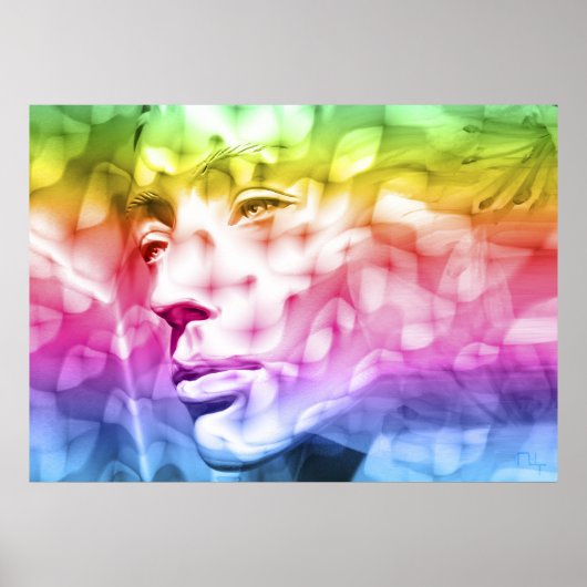 Iris scarf poster (Voorkant)