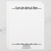 Iris Shadow Fairy Briefhoofd (Voorkant / Achterkant)