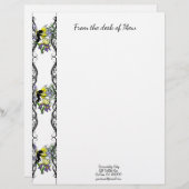 Iris Shadow Fairy Briefhoofd (Voorkant / Achterkant)